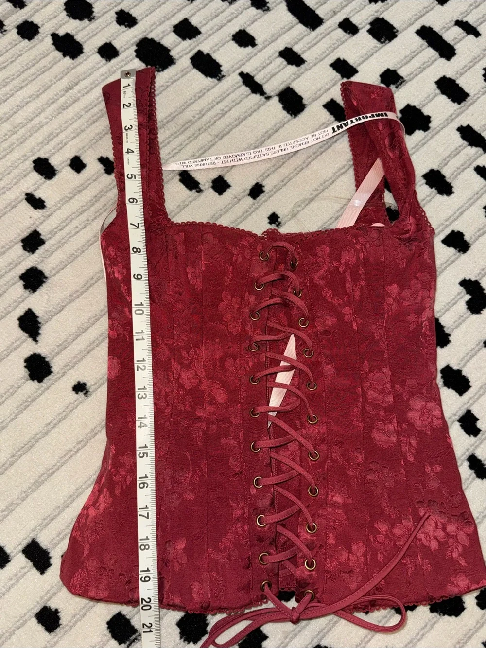 NWT House of CB Parisa Lace-up Corset XS